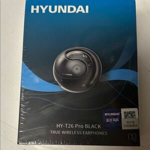 Hyundai True Wireless 4 in 1  Language Translator Earphones - Black